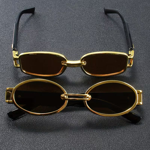 2 Piezas de Gafas Ovaladas Clásicas para Mujer con Diseño